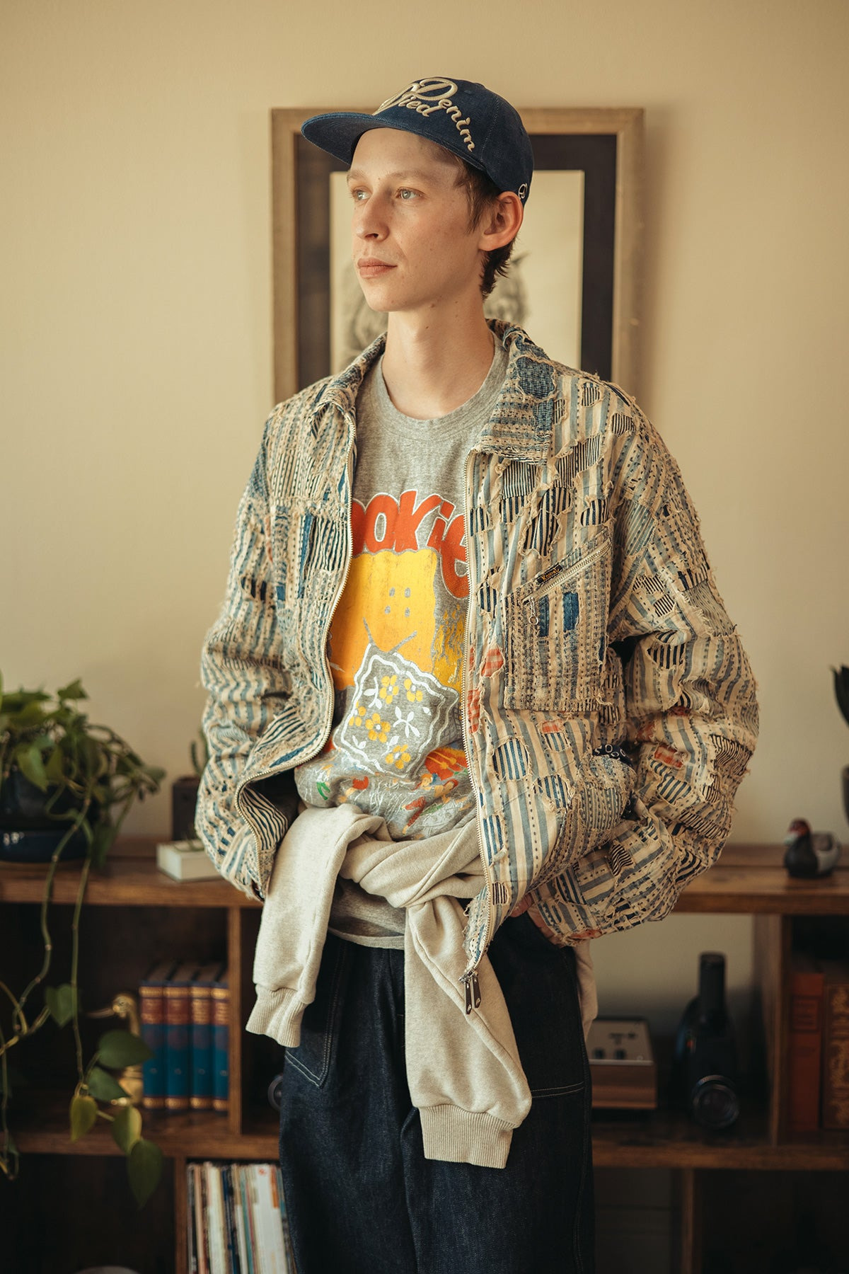 TOP Jersey Crew T (BUSTER PECKISH BOWY) - Grey - 2