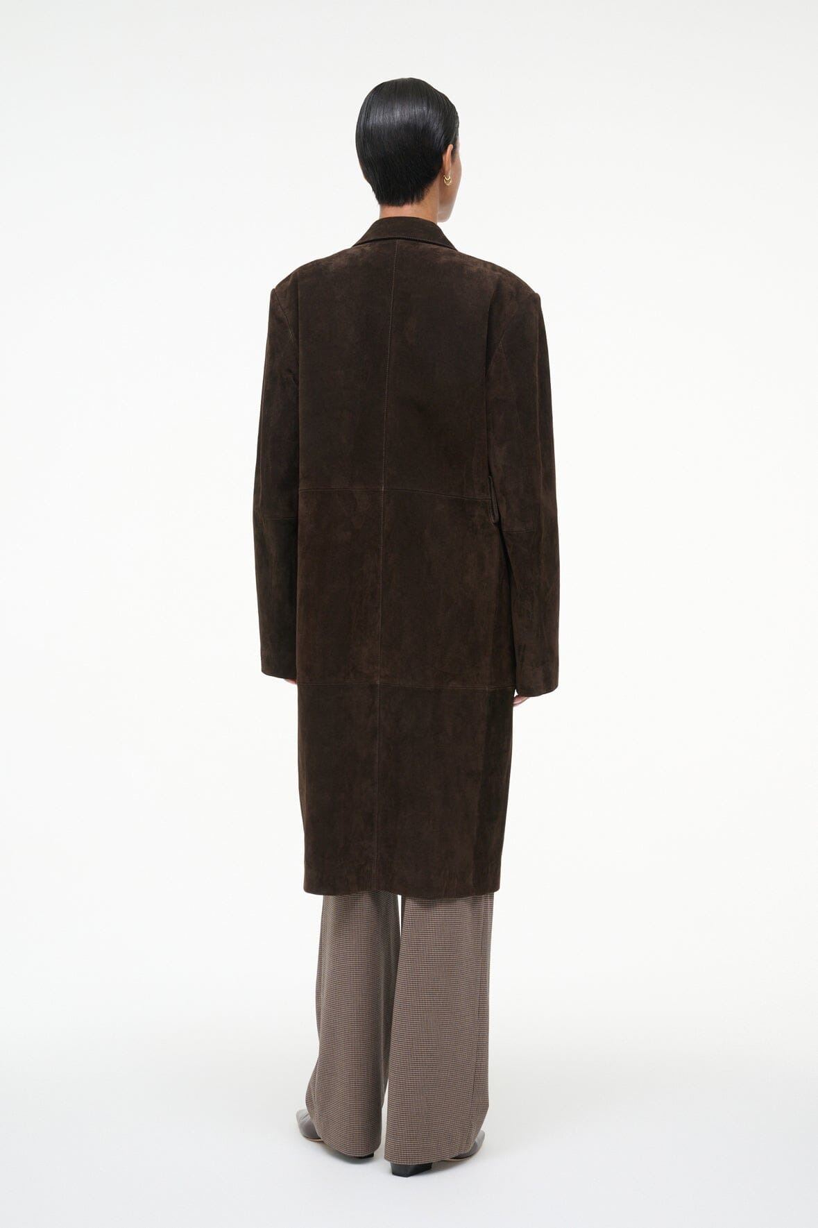 STAUD SABINE SUEDE JACKET ESPRESSO - 5