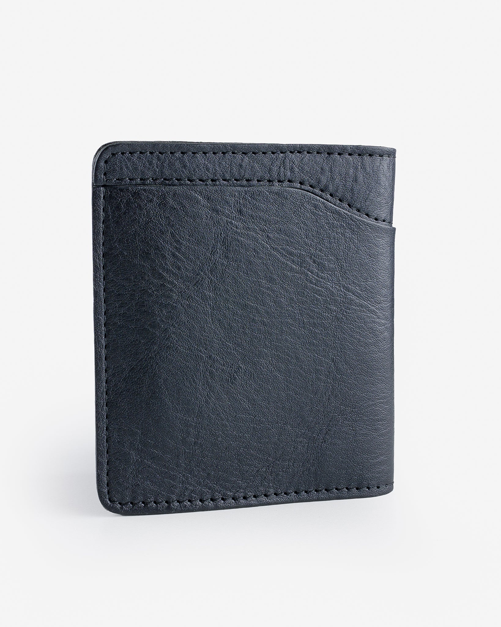 OGL-CONDOR-OB-TBLK OGL Condor Bifold Wallet with Outer Bill Slot - Tumbled Black - 3