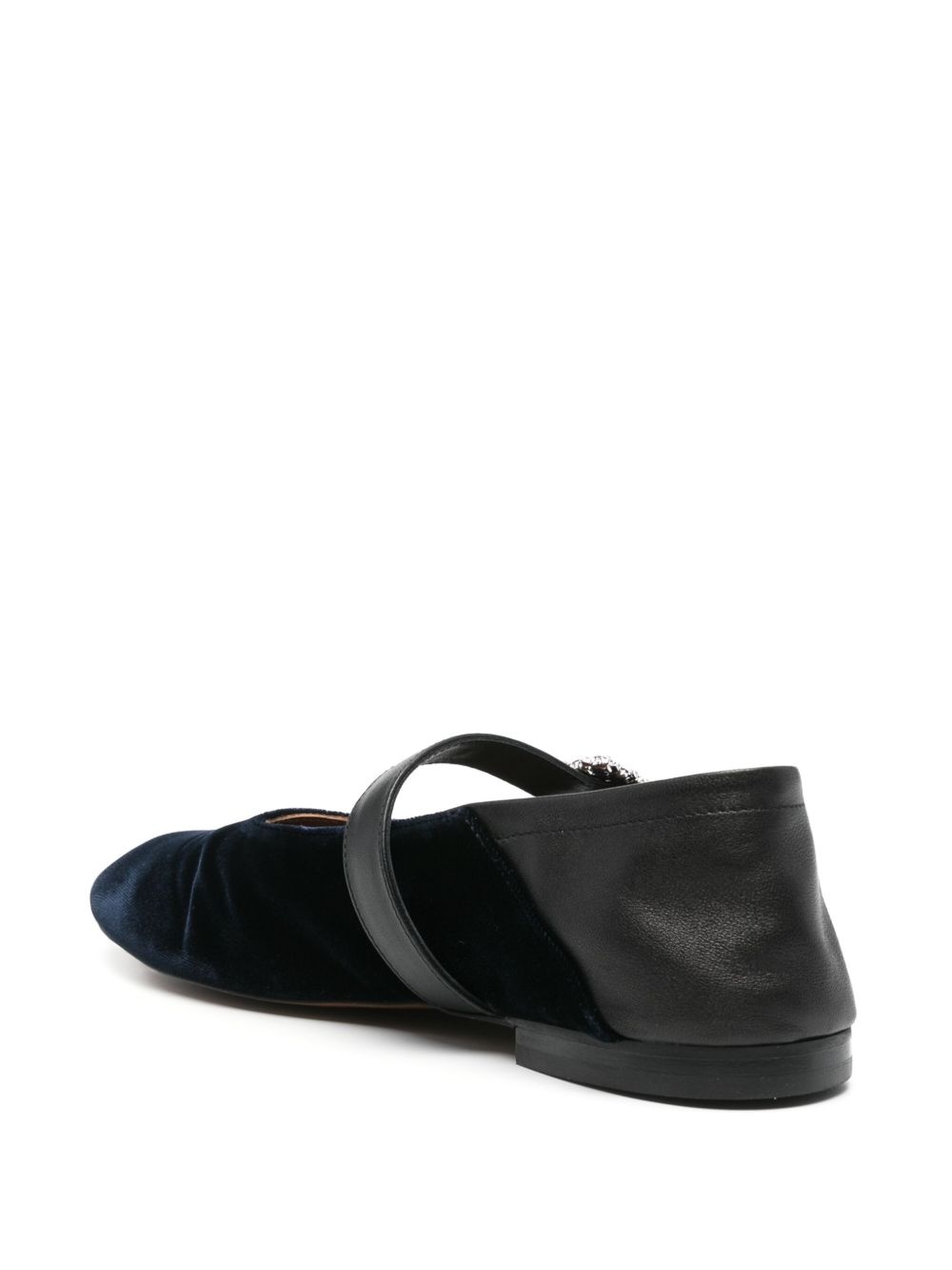 velvet ballet flats - 3