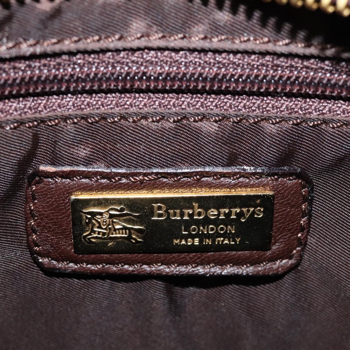 Burberry Nova Check Shoulder Bag Wool Beige Gold - 16