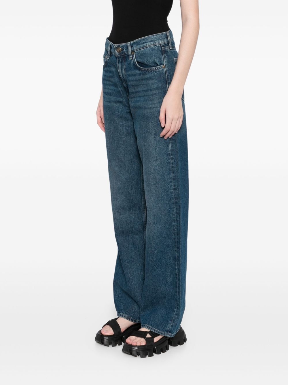 Shea high-wise straight-leg jeans - 3
