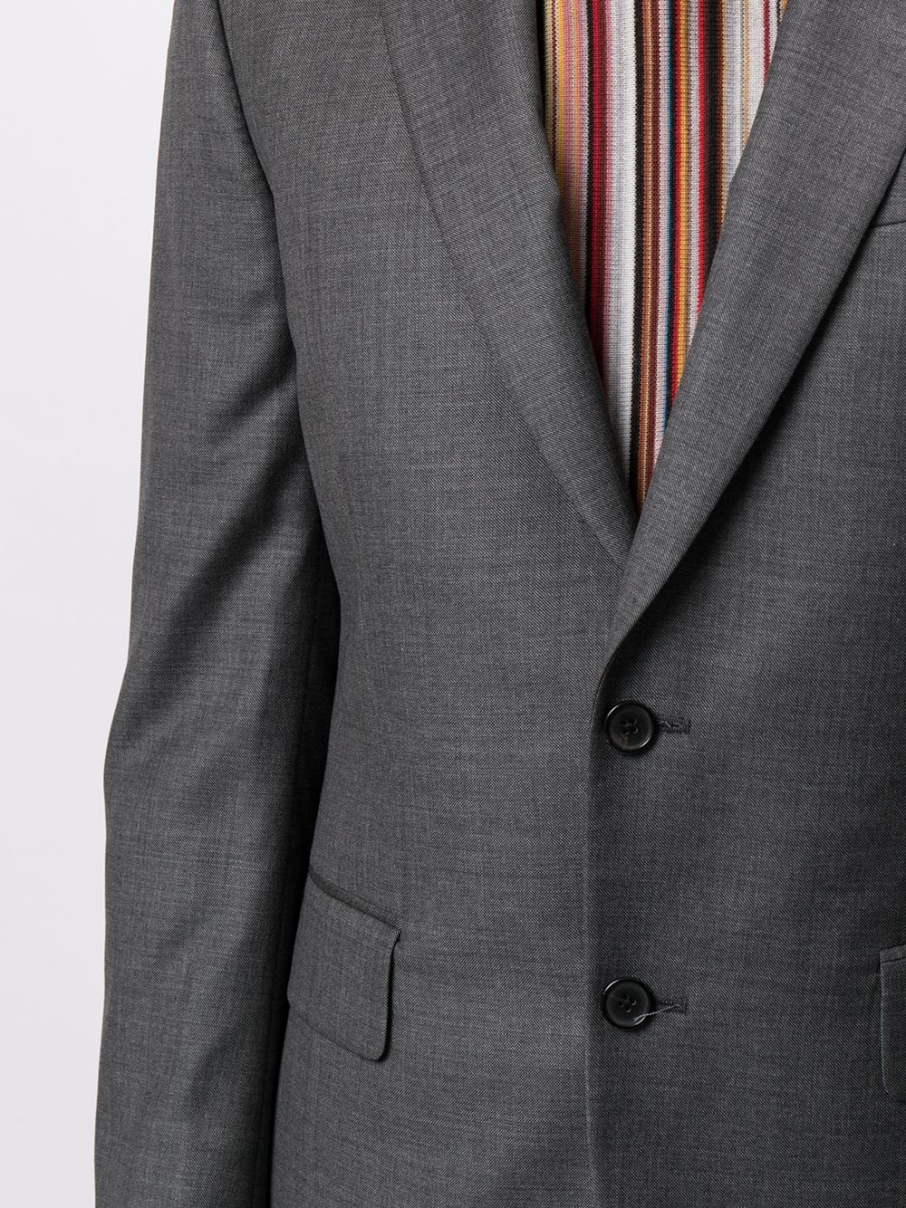 single-breasted wool suit - 5