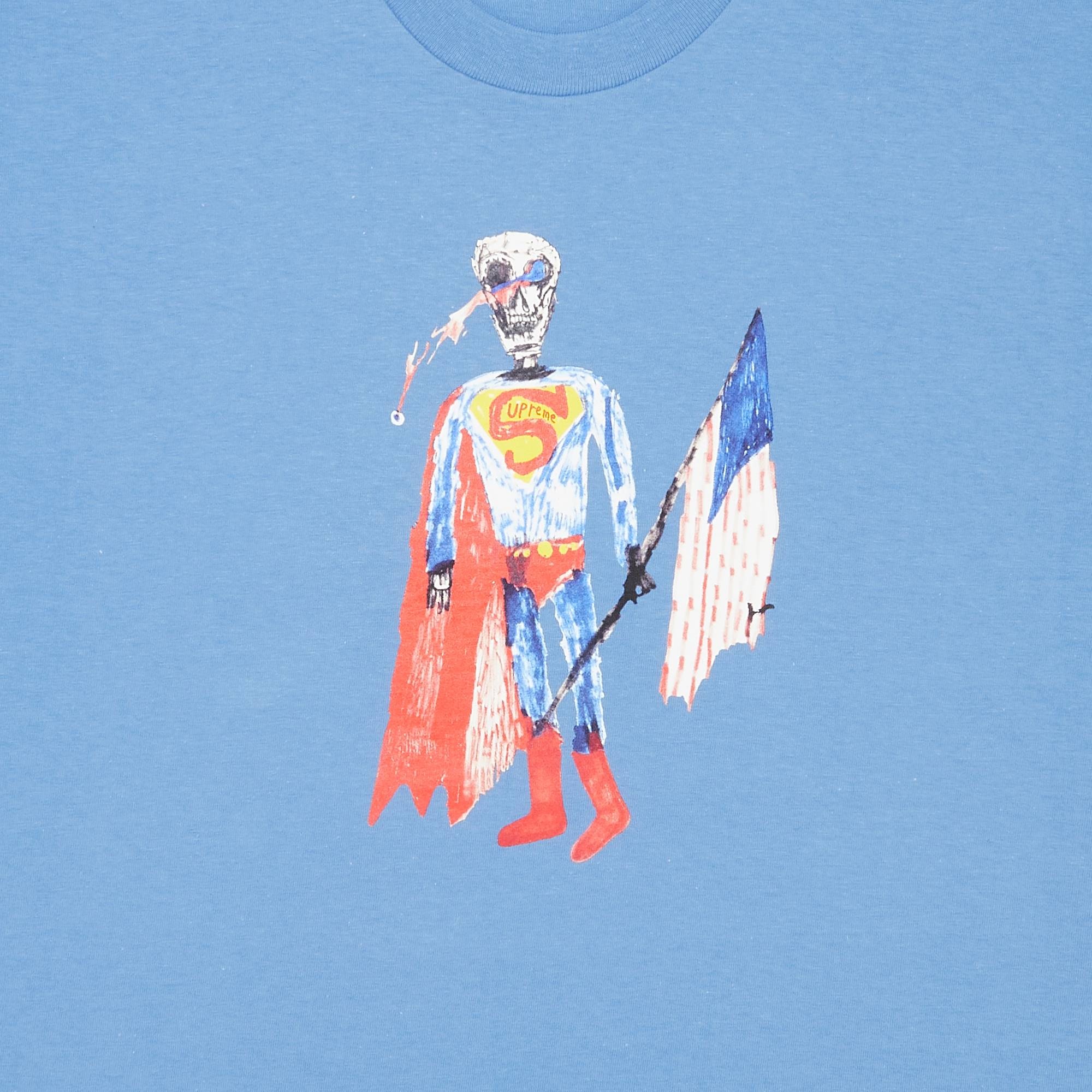 Supreme Skeleton Tee 'Dusty Light Royal' - 3