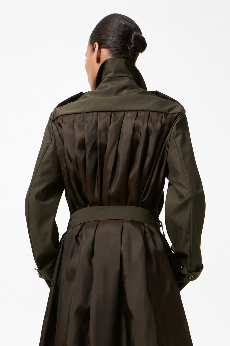 Origami Coat Glazed Brown Durawool 5