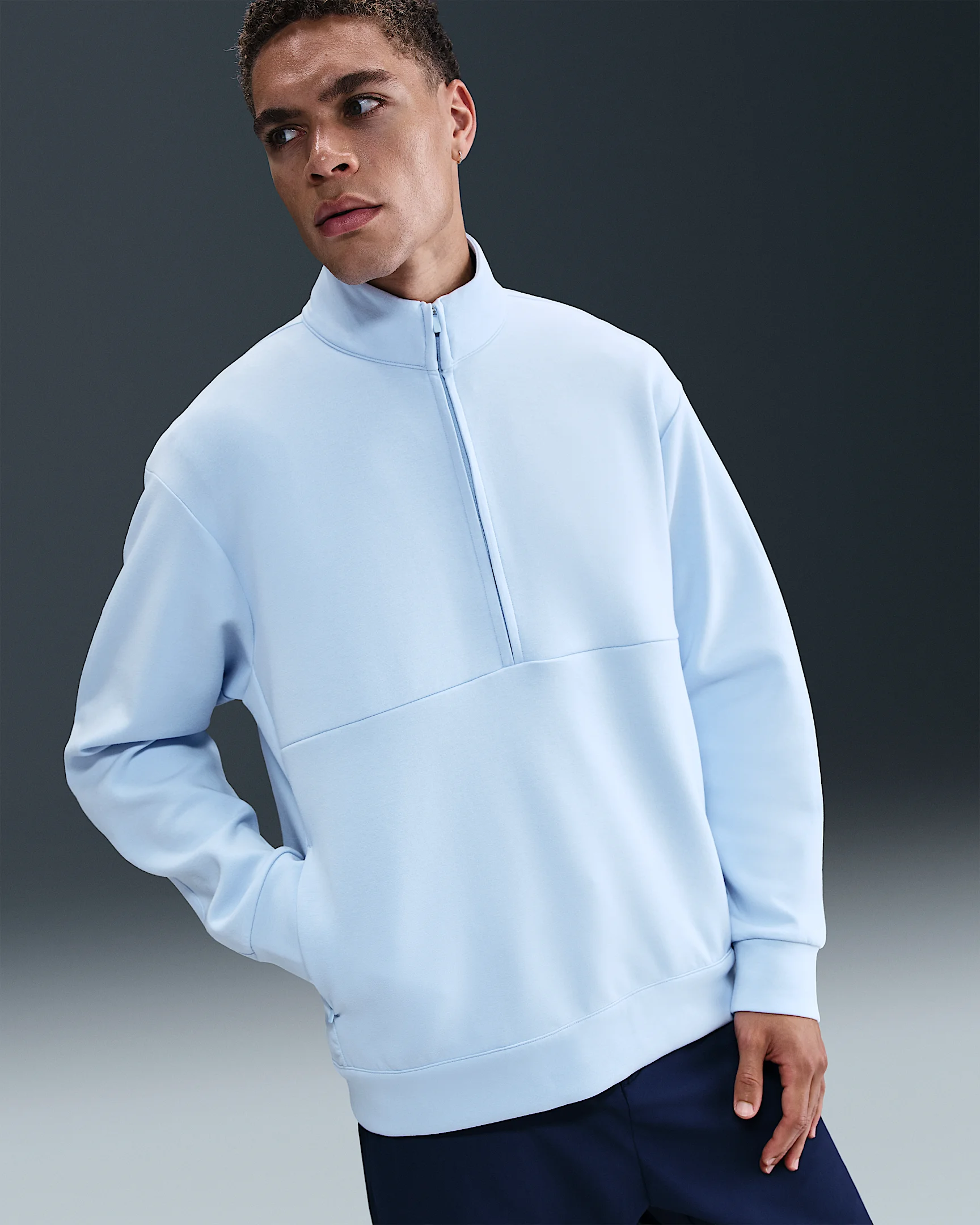 Nike 24.7 ImpossiblySoft Men's Dri-FIT 1/2-Zip Top - 1
