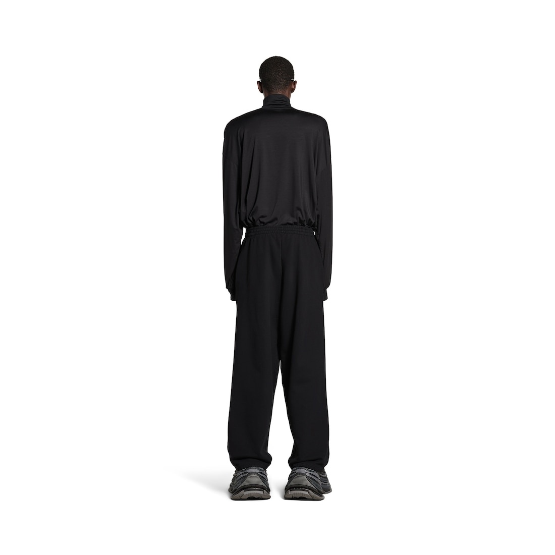 Men's Bb Garderobe Baggy Sweatpants in Black - 4