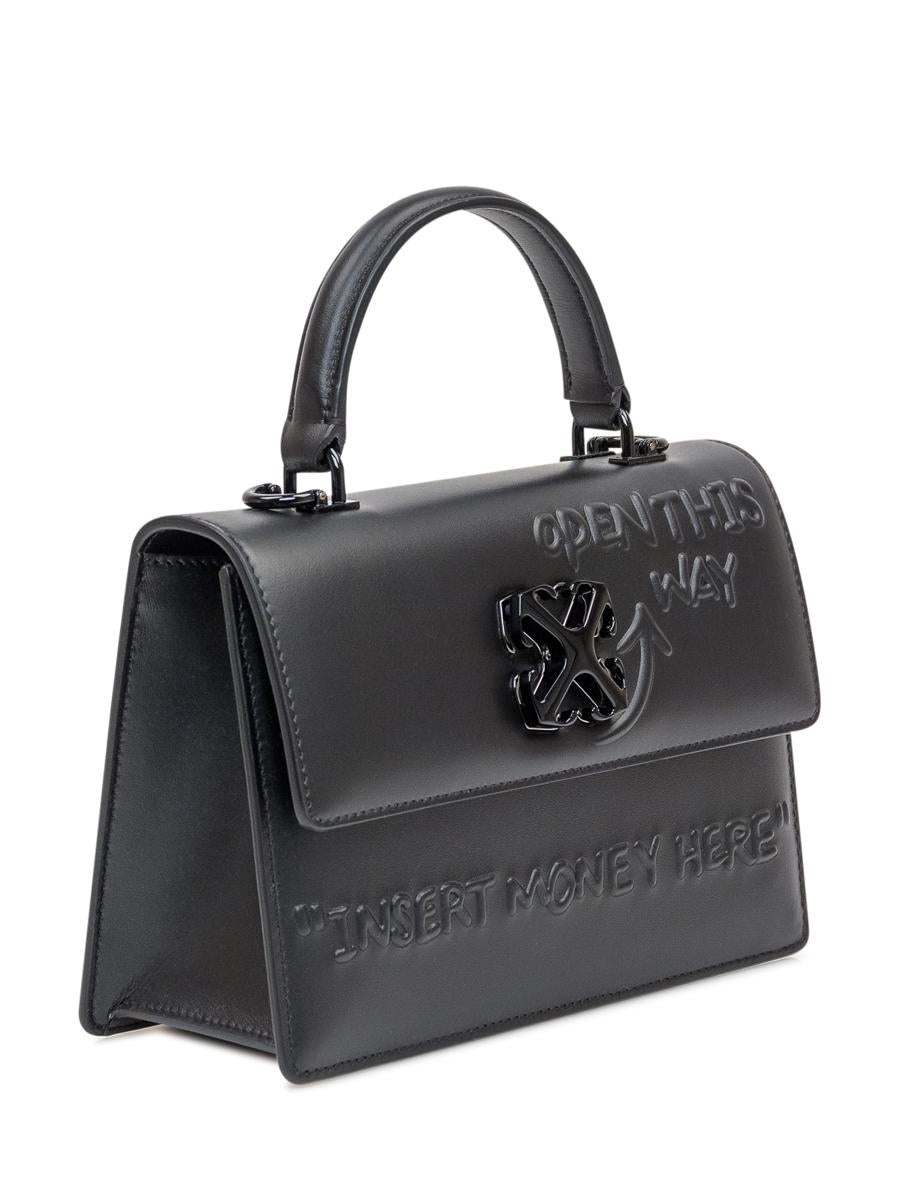 Off-White Hand Bag With Inscription - 3