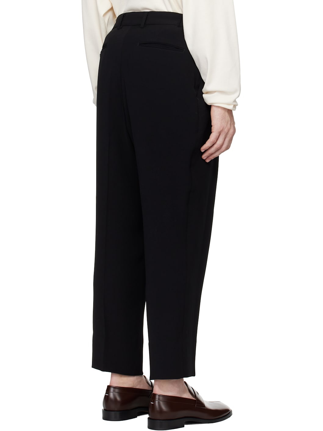 Black Shirring Trousers - 3
