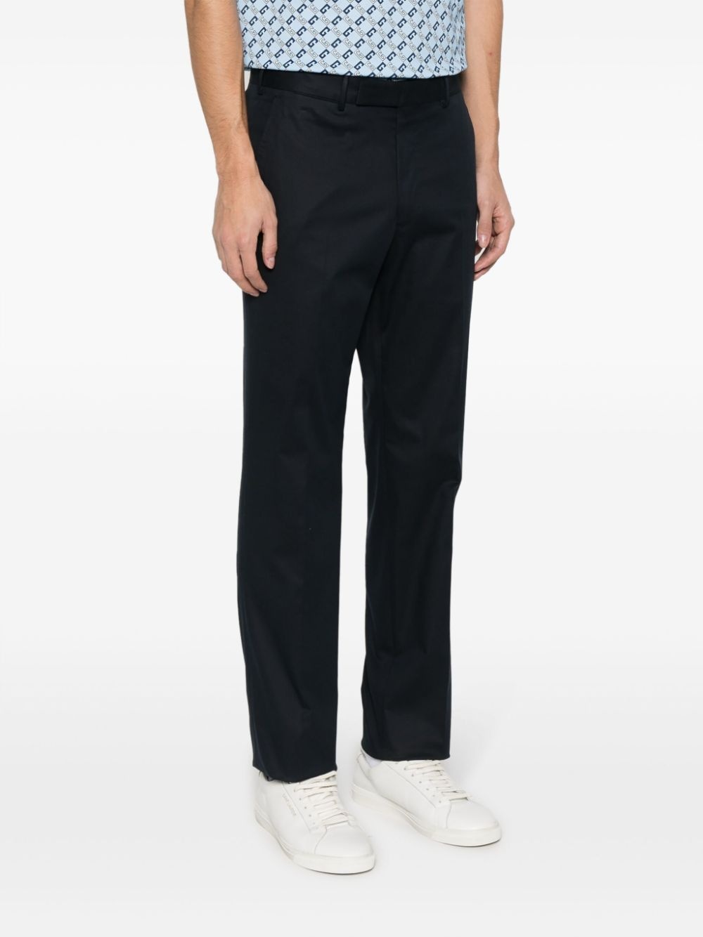 pressed-crease chino pants - 3
