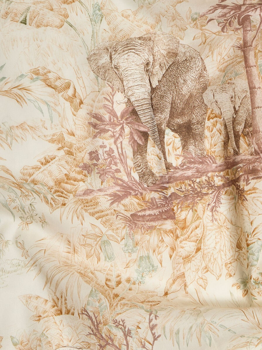 SAFARI-PRINT COTTON SHIRT - 6