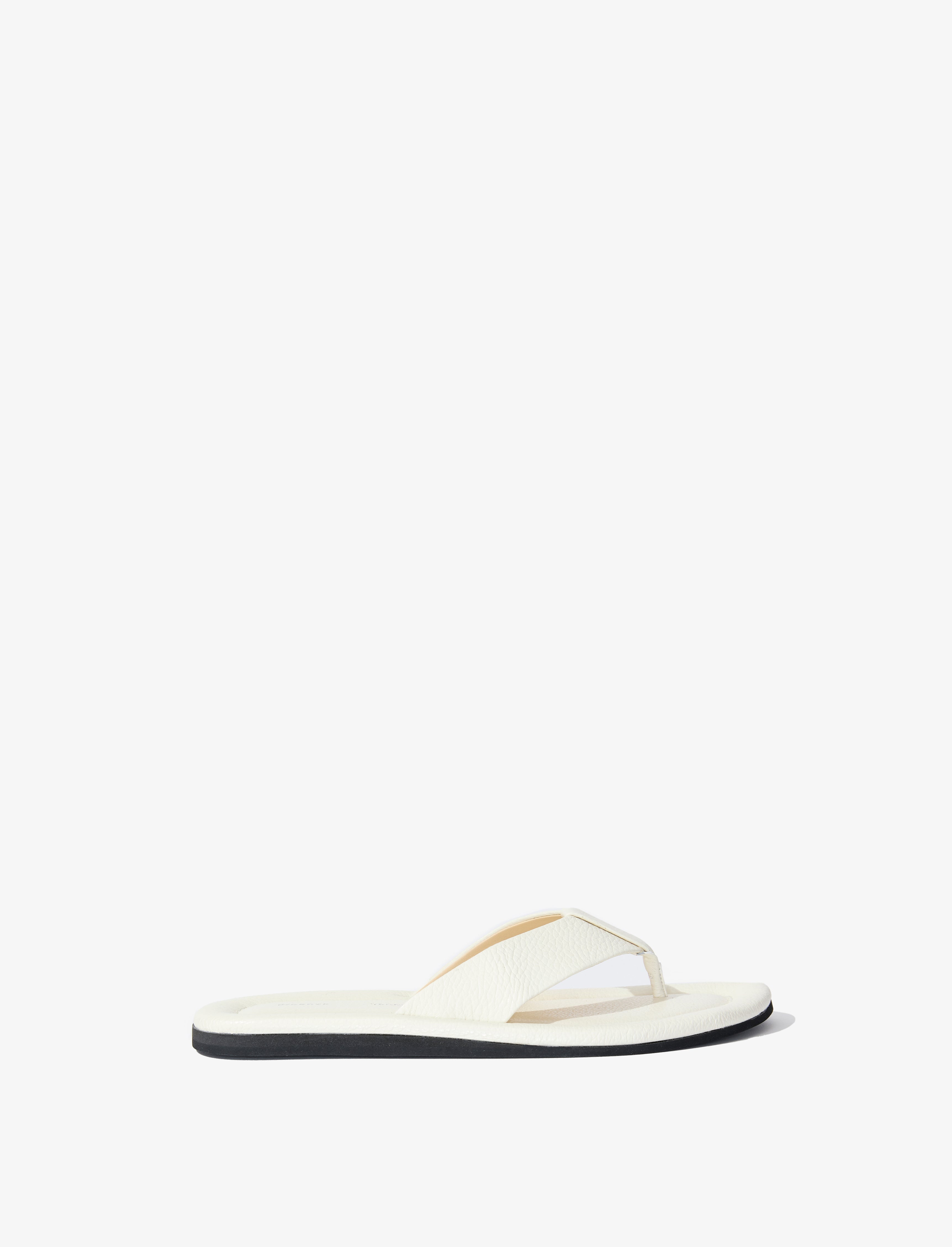 Cooper Flip Flop Sandals in Grainy Leather - 1