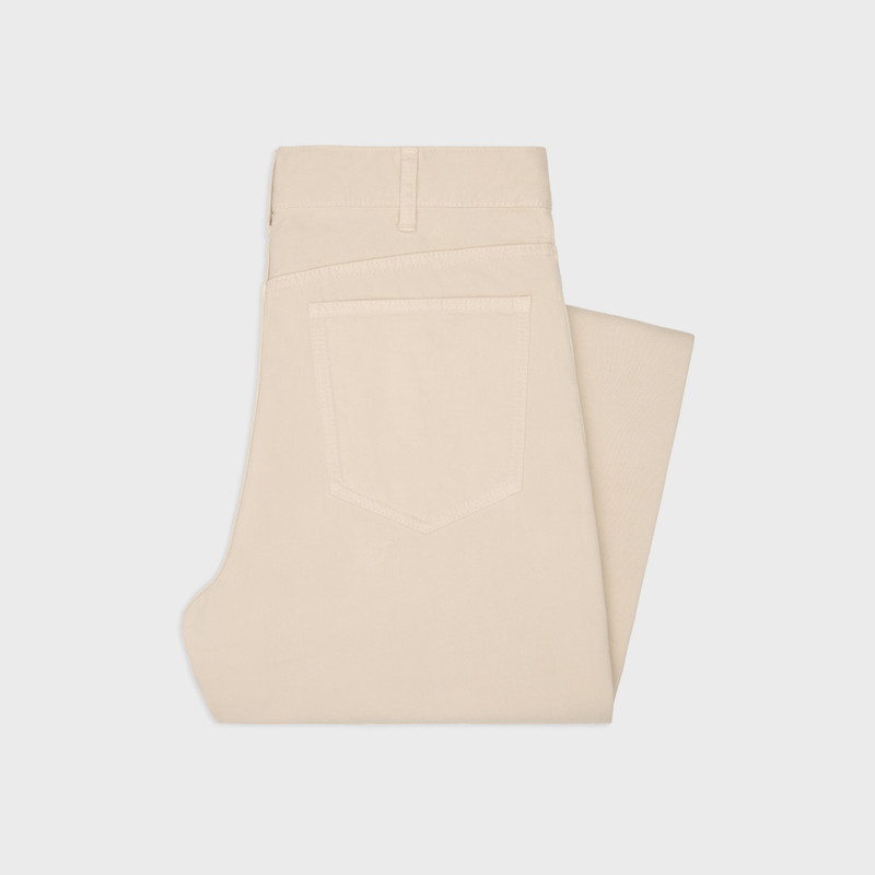 CELINE jolene jeans in almond stone wash denim outlook