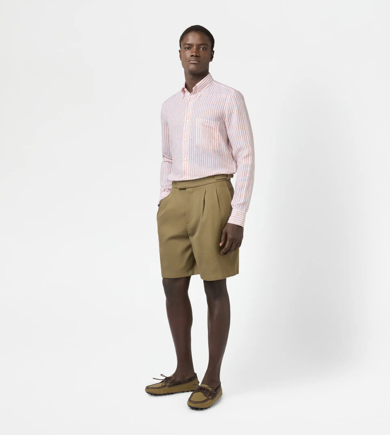 Tod's BERMUDA SHORTS IN COTTON - GREEN outlook
