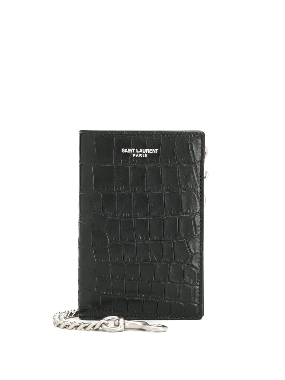 embossed chain wallet - 1