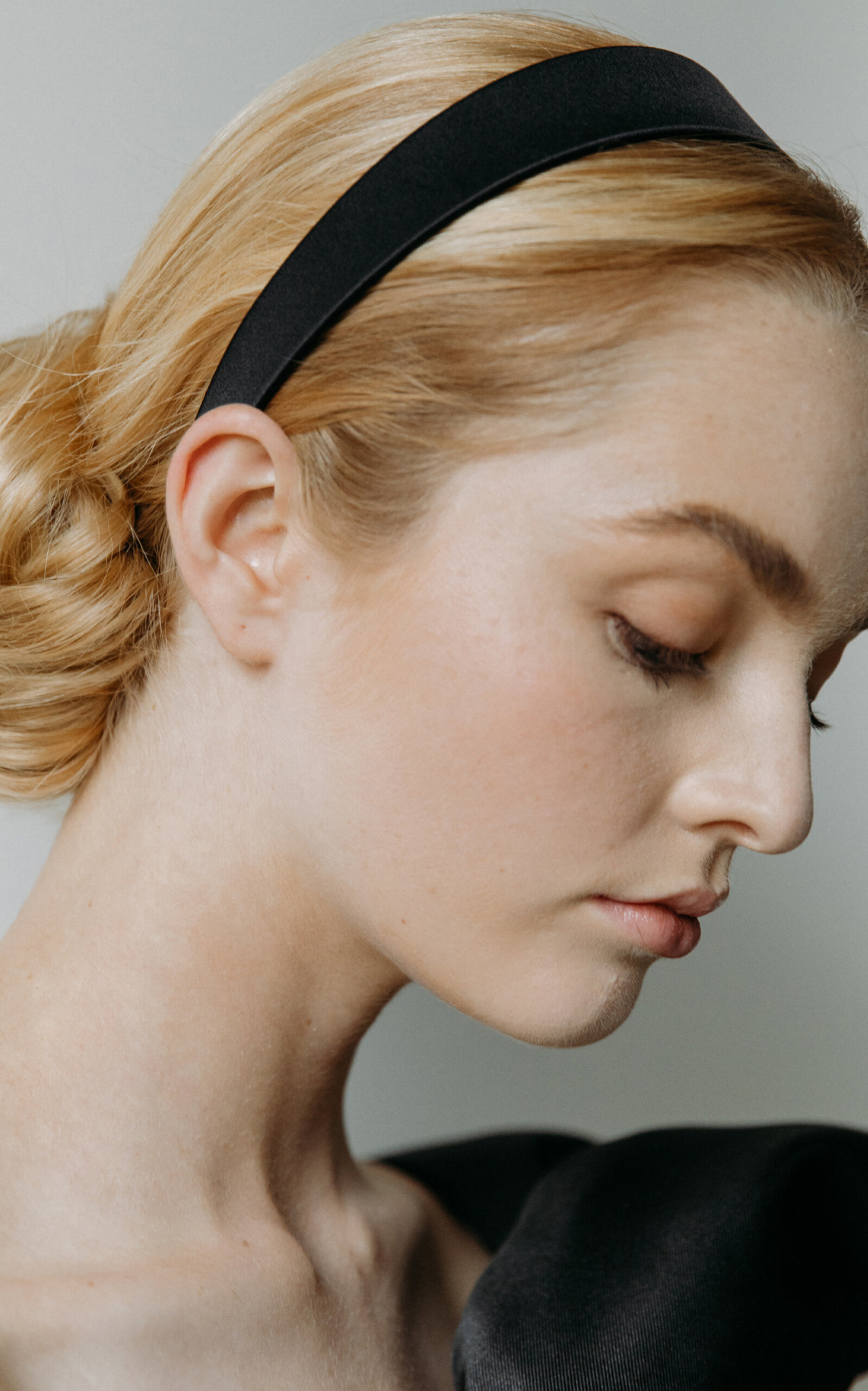 Lydia Silk Headband black - 2