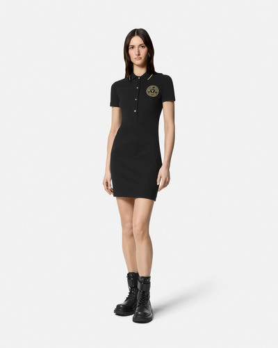 VERSACE JEANS COUTURE V-Emblem Midi Polo Dress outlook