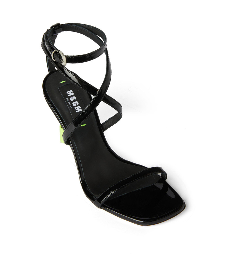 Sandal with "Iconic MSGM" heel 4