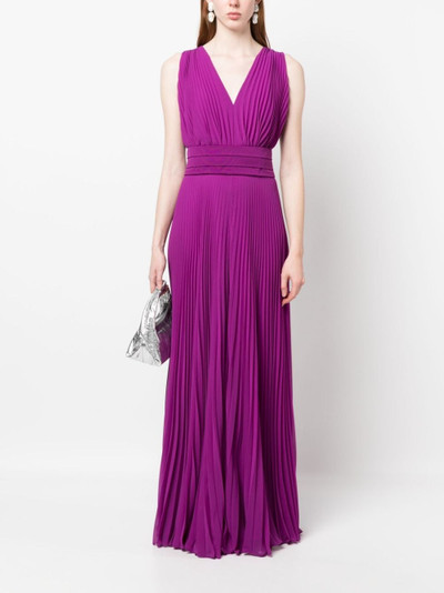 Max Mara pleated long dress outlook