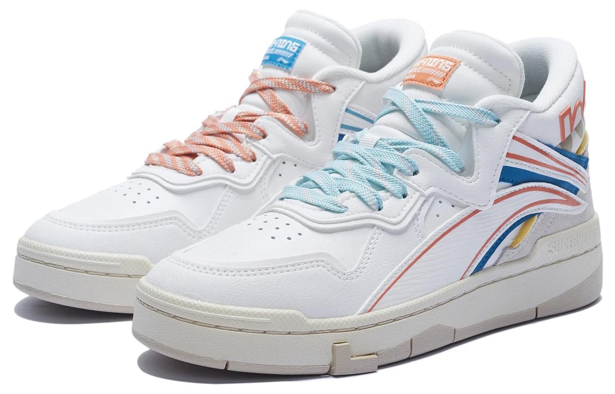 (WMNS) Li-Ning Mid Prm 'White Red Blue' AGCS152-4 - 3