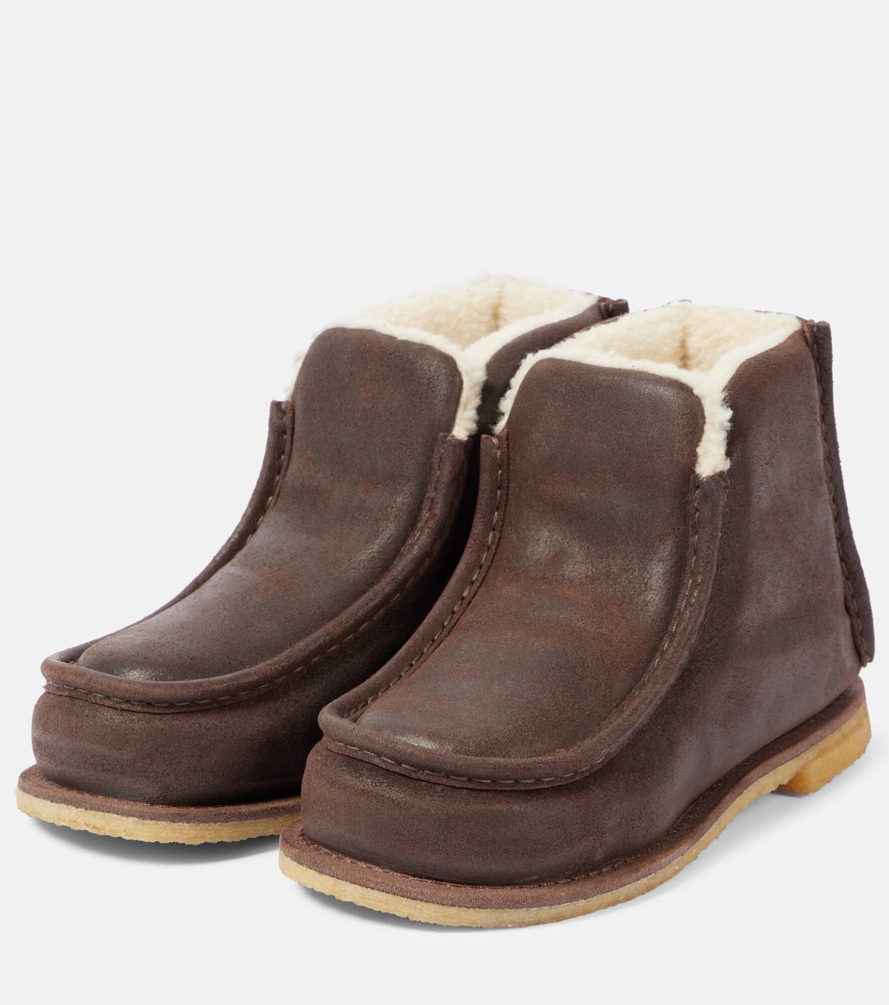 Suede ankle boots - 4