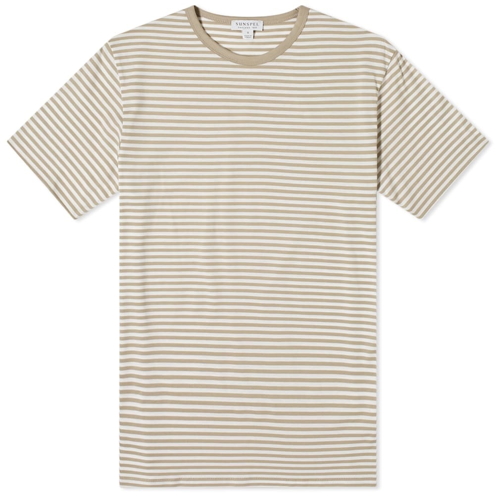 Sunspel Classic English Stripe Tee - 1