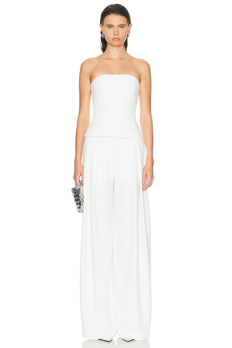 MÔNOT Strapless Ruched Top outlook