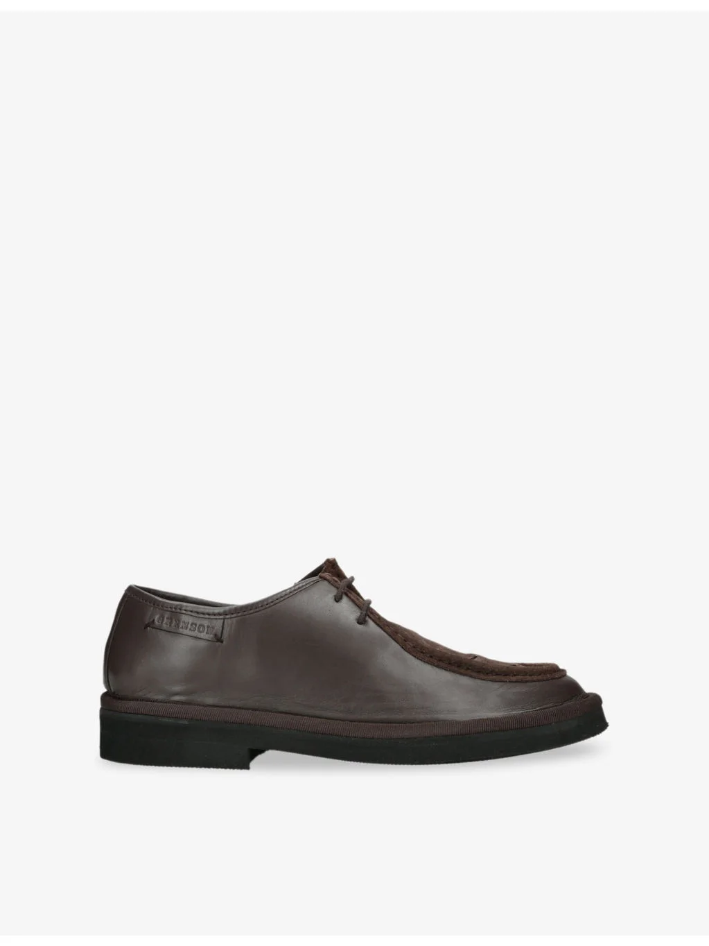 Hubert Suede and Leather Derby Shoes - 1