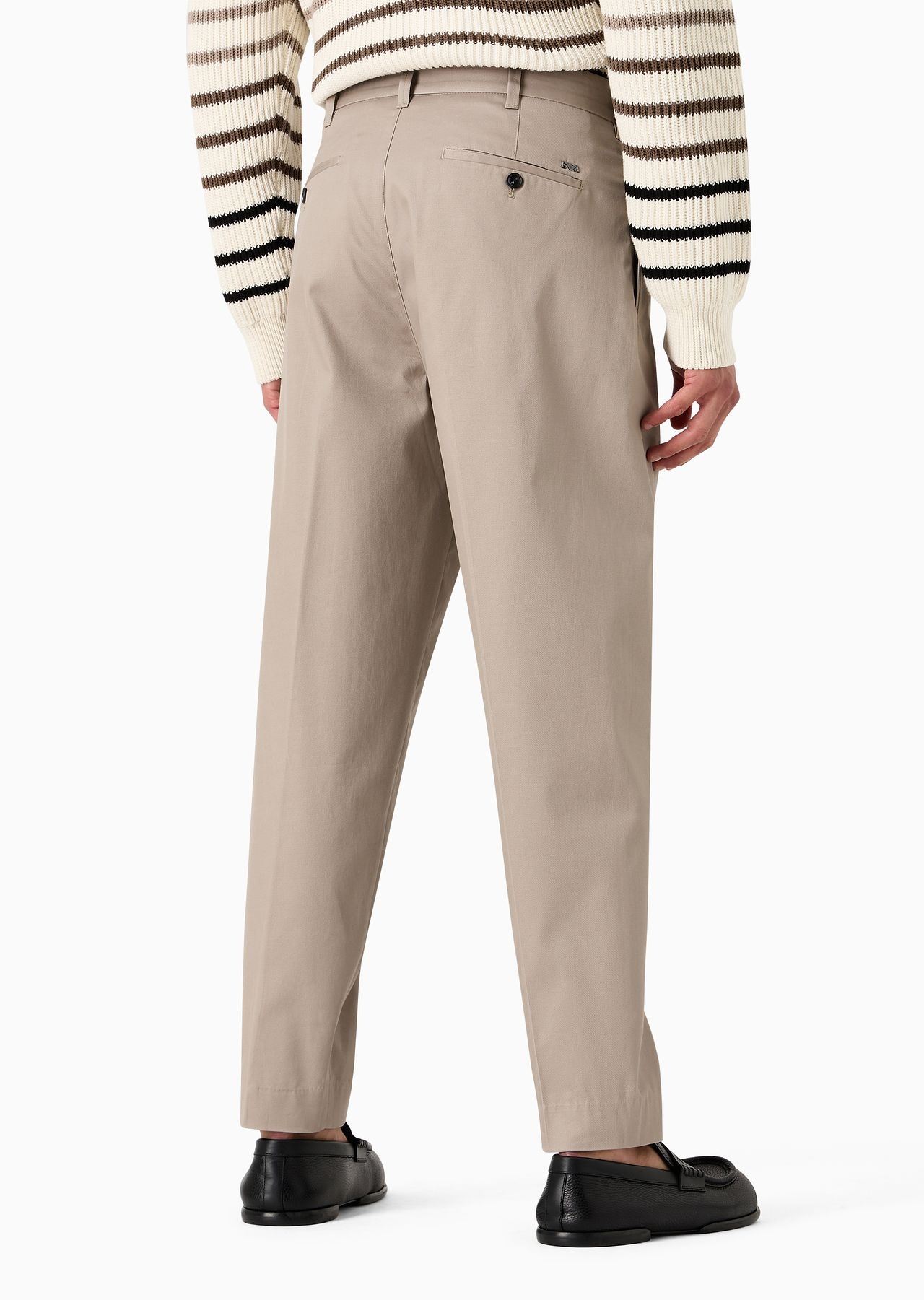 Chinos in comfort cotton twill - 3