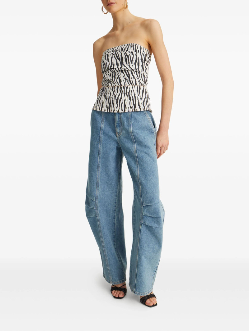 ROTATE Rotate Panelled Denim Trousers outlook