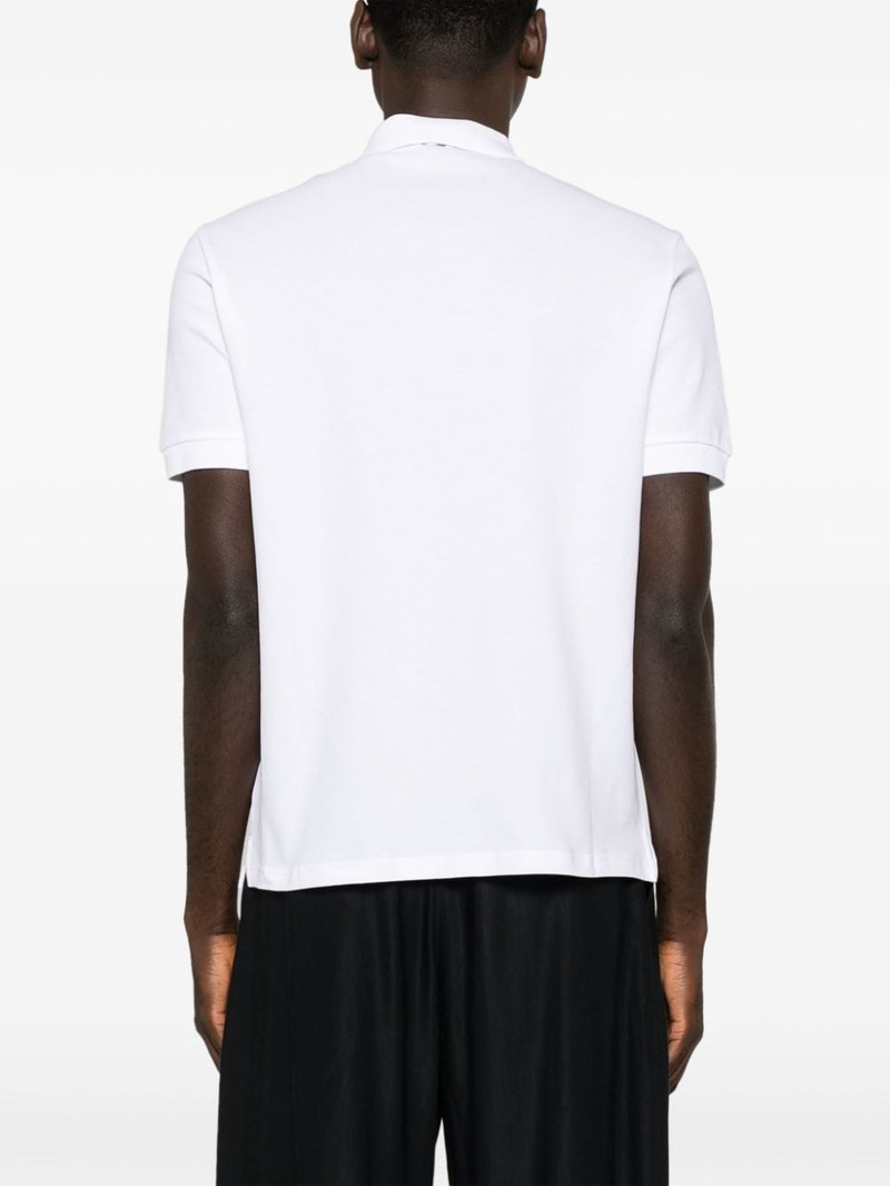logo-embroidered piquÃ© polo shirt 4