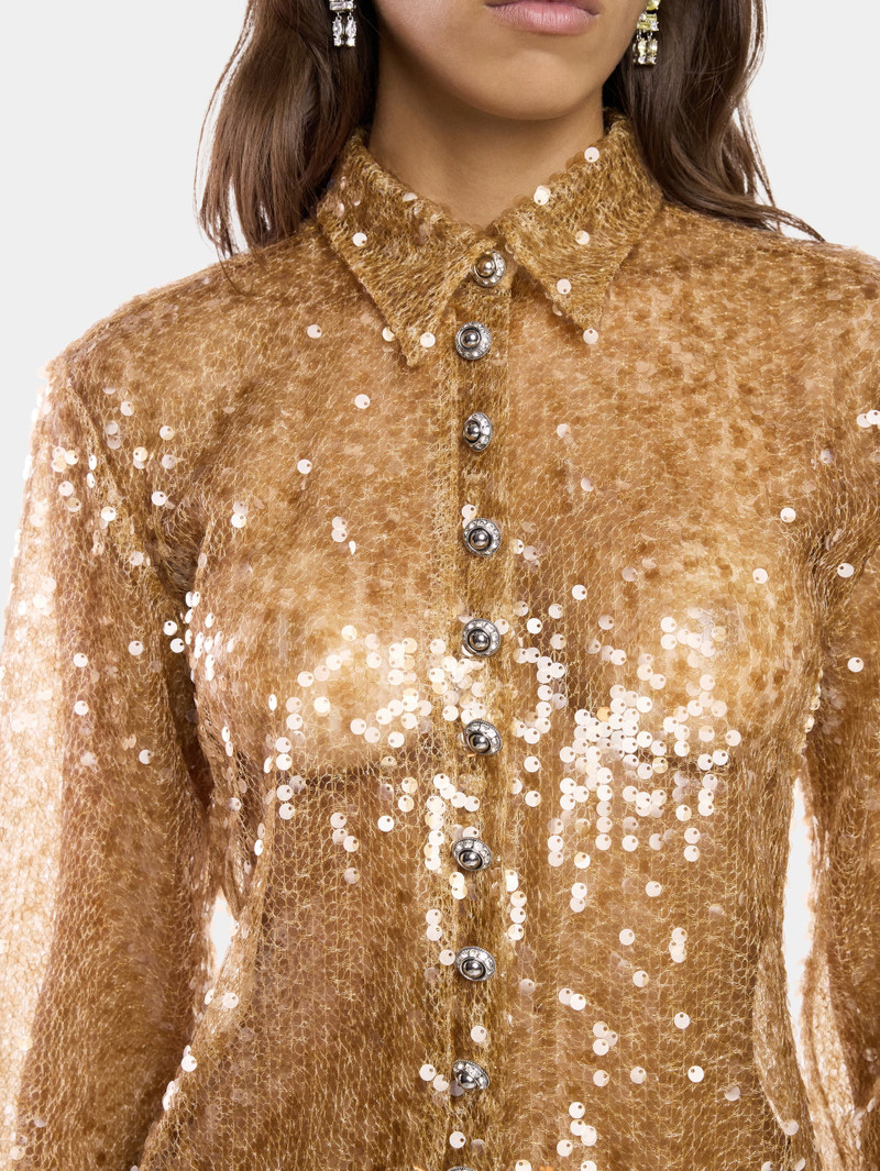 SEQUIN-EMBROIDERED SHIRT 4