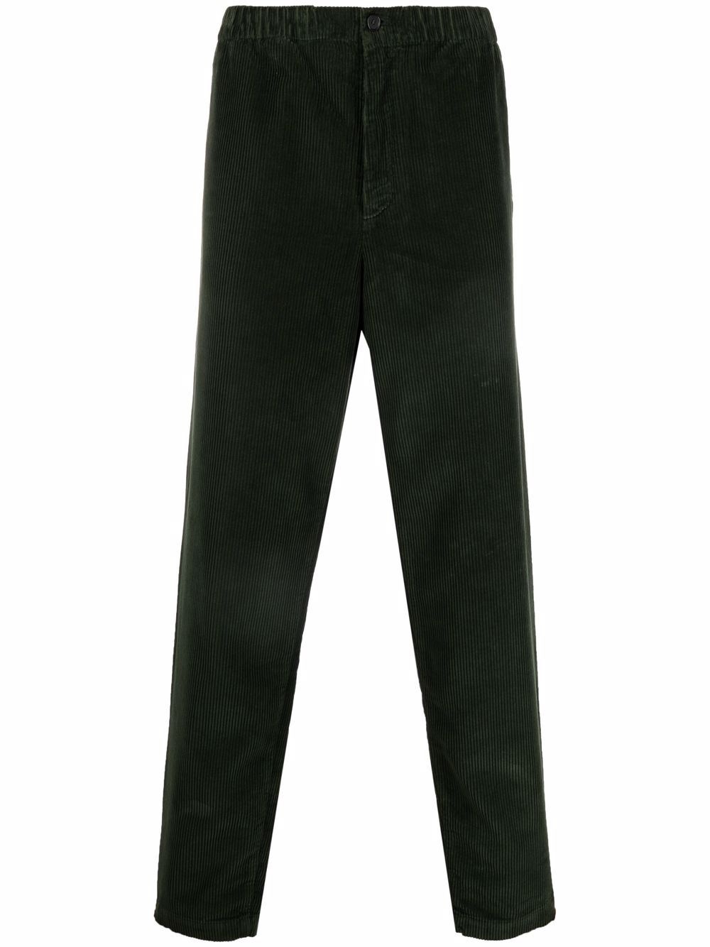 corduroy straight-leg trousers - 1