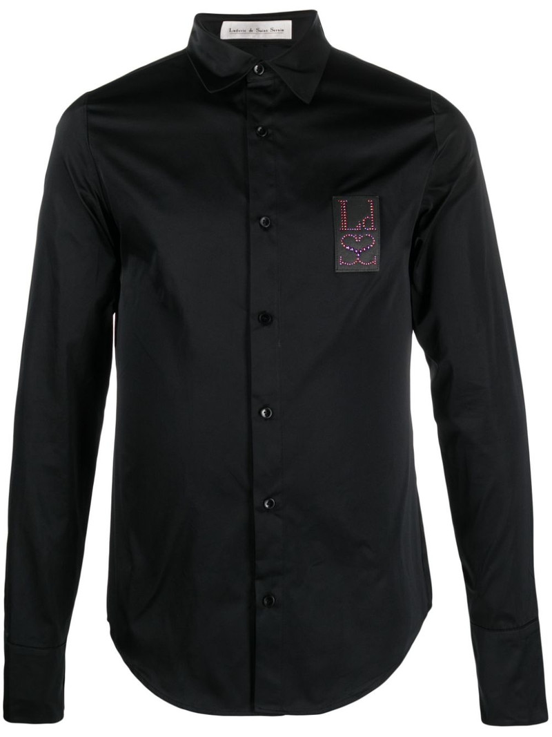 logo-patch shirt 1