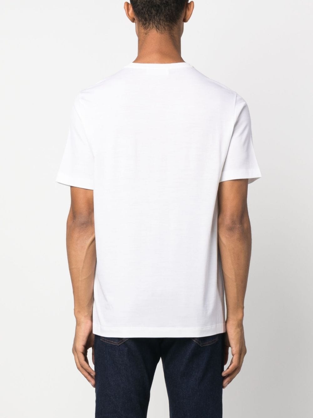 short-sleeved wool T-shirt - 4