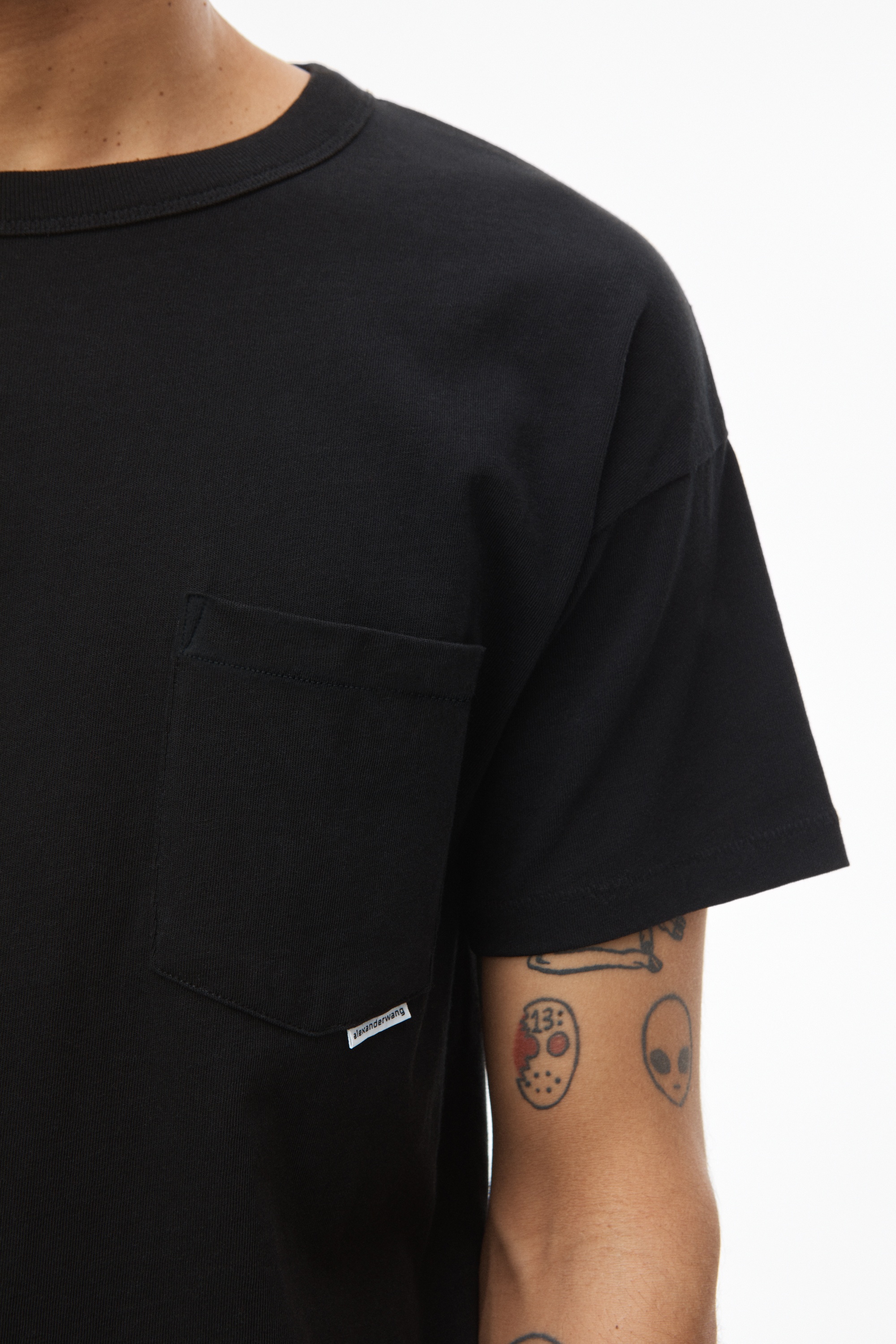 POCKET TEE IN HIGH TWIST JERSEY - 4