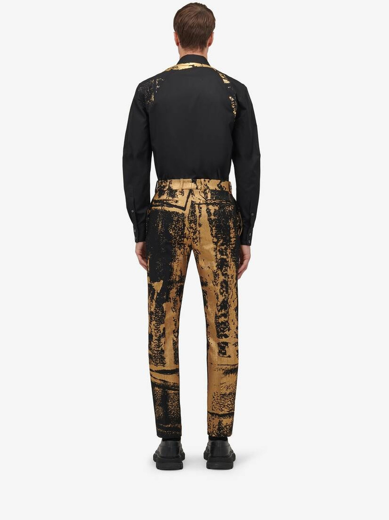 Men's Fold Harness Shirt in Black 4