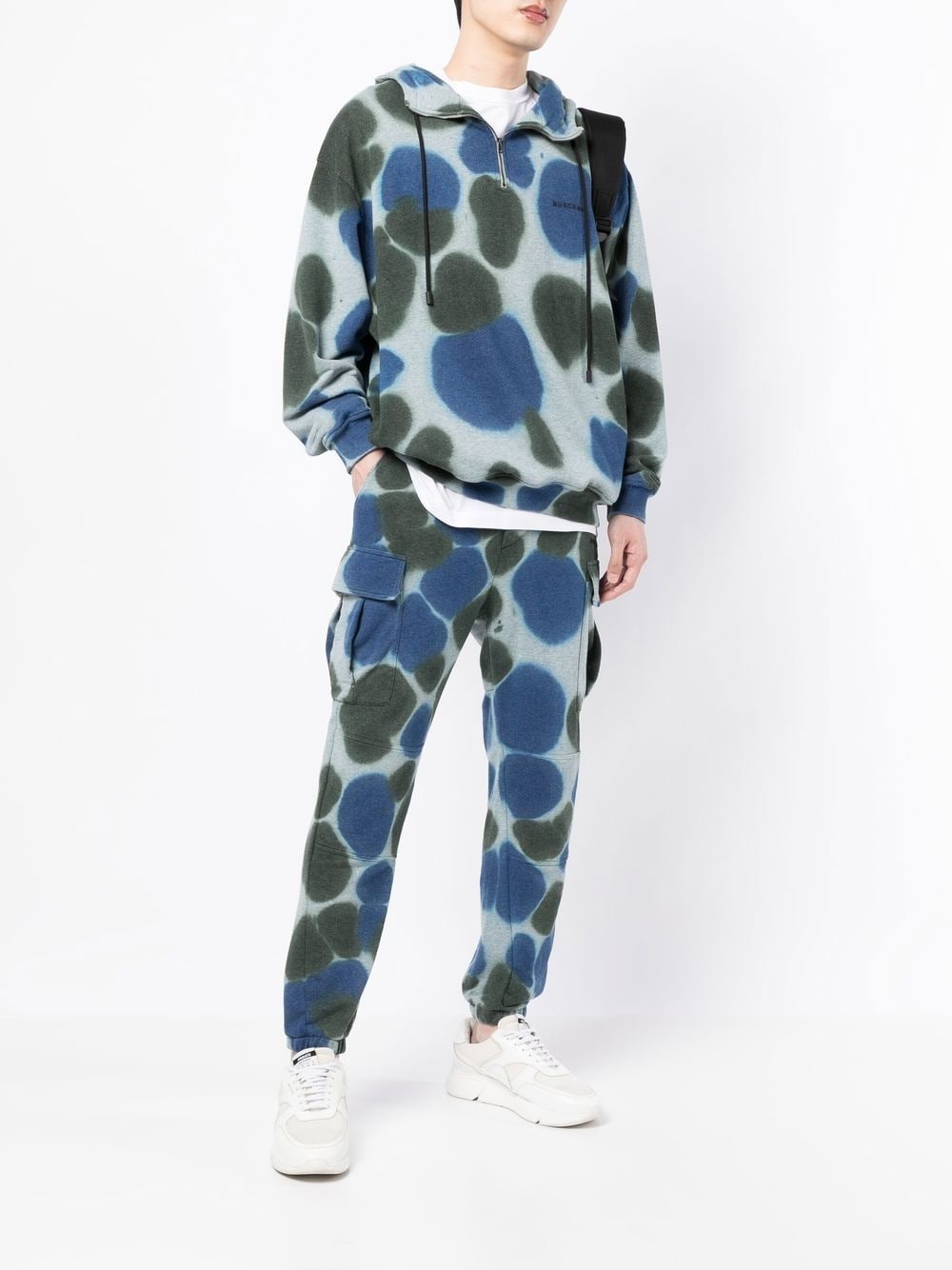 tie-dye zip-up hoodie - 2