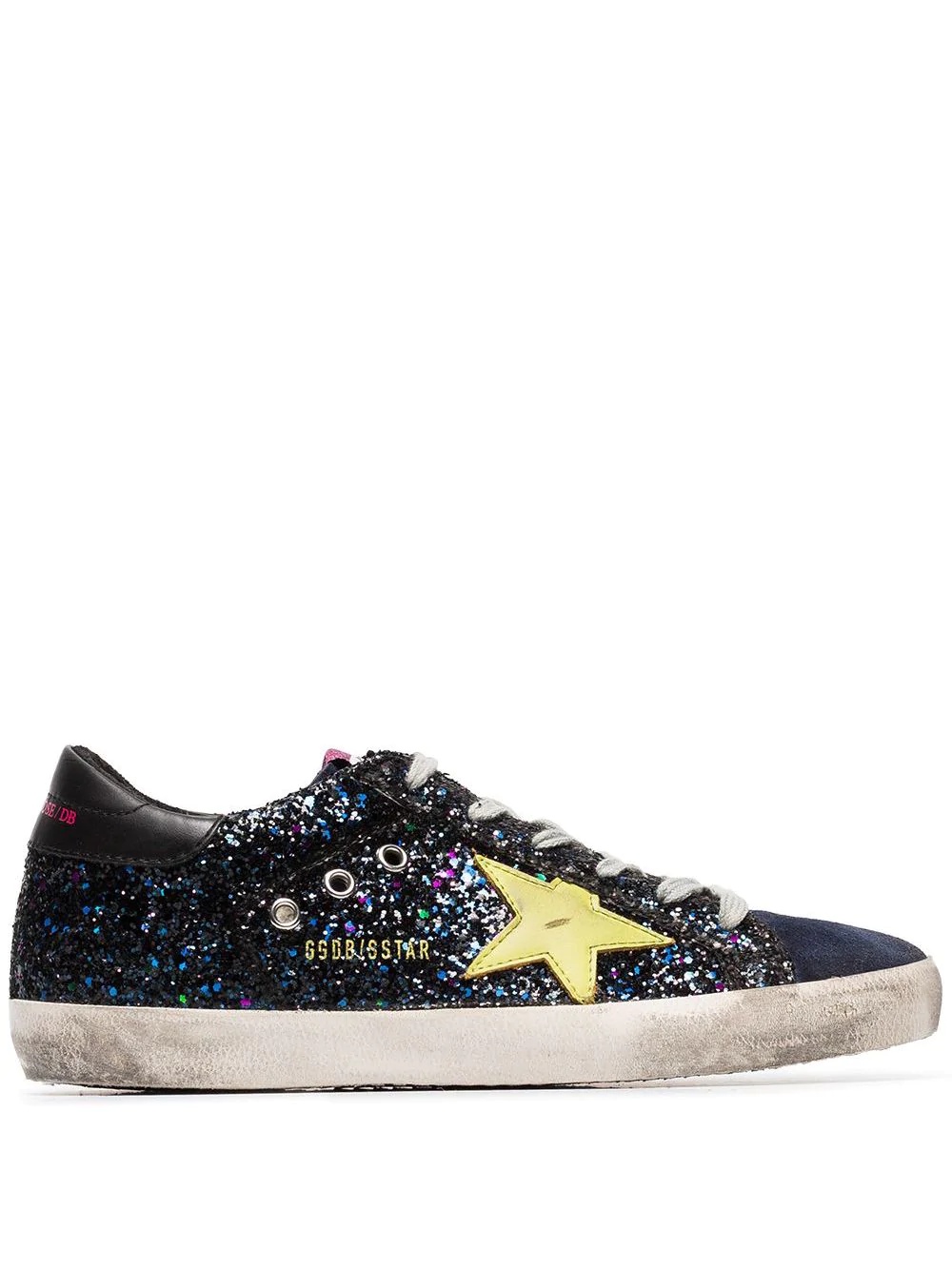 glitter embellished Superstar sneakers - 1