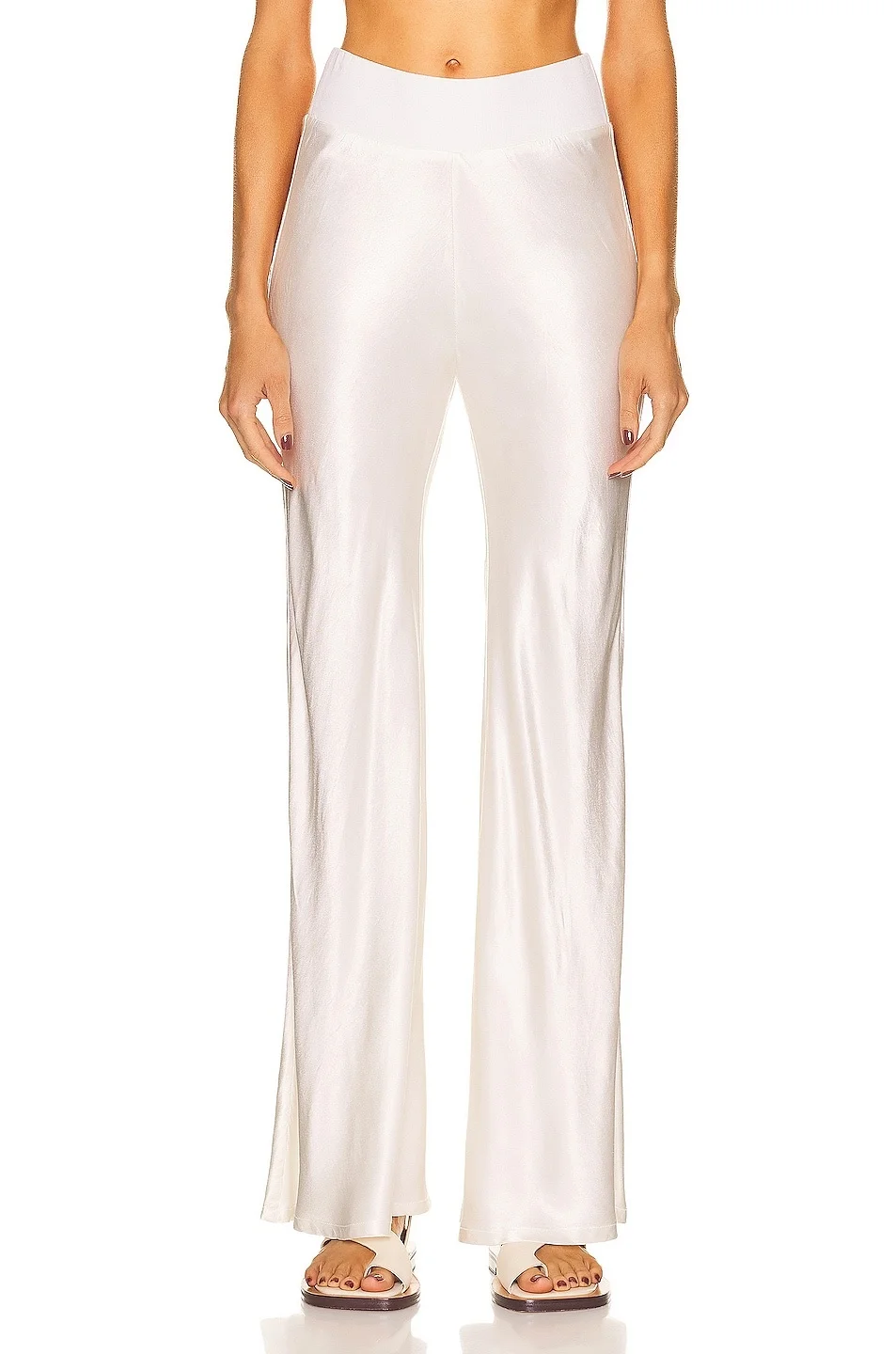 Bias Cut Satin Pant - 1