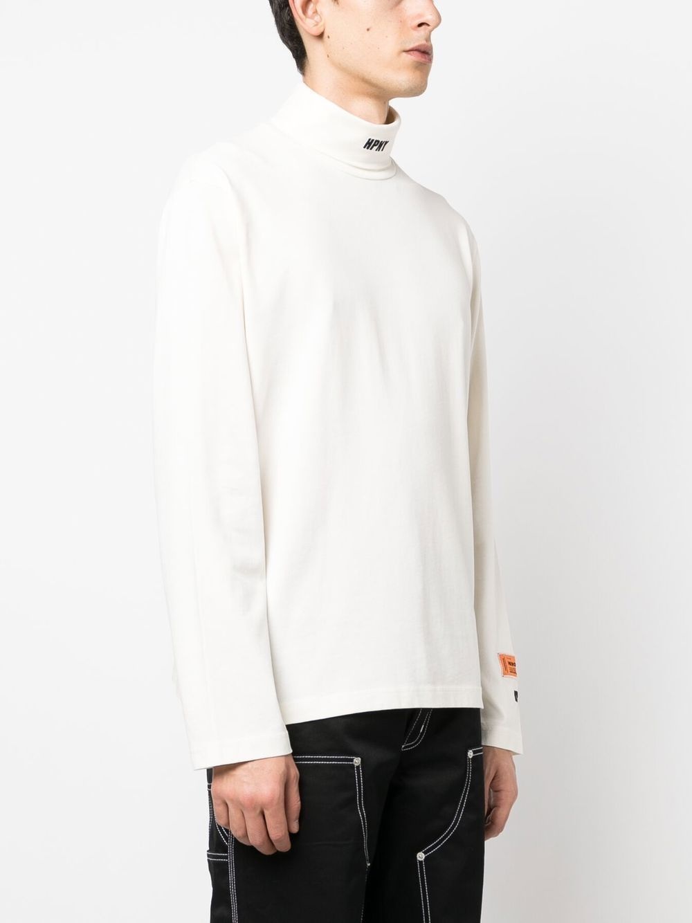 logo patch long-sleeve T-shirt - 3