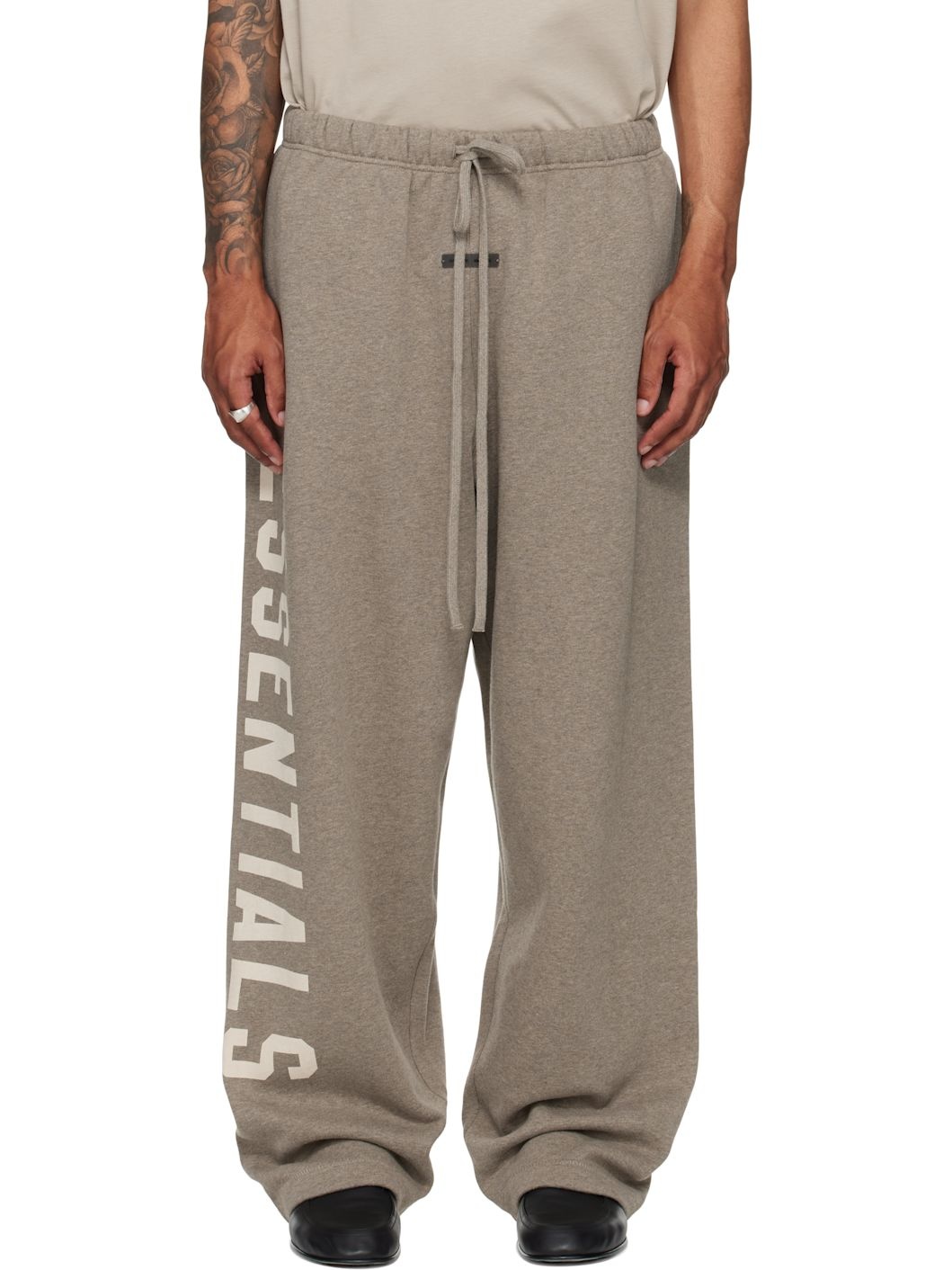 Brown Lounge Fleece Sweatpants - 1