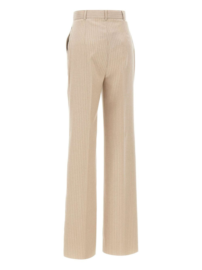 pinstripe pleated trousers 3