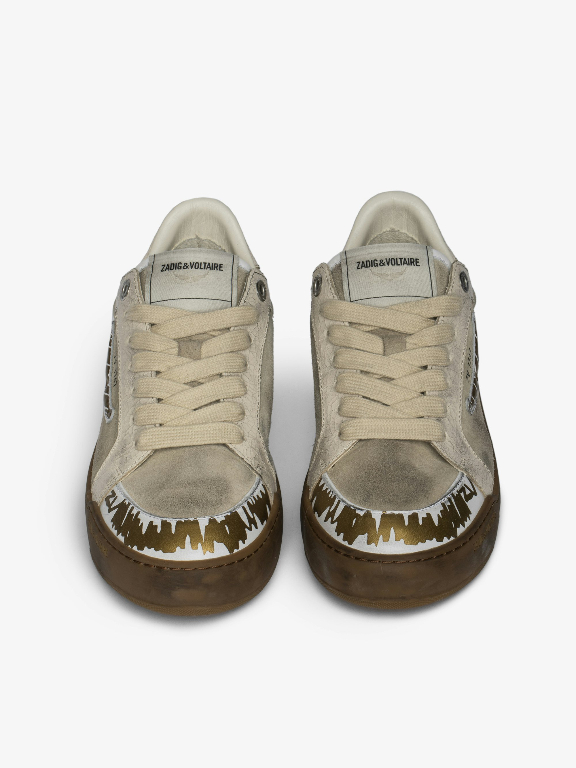 Basses Fly Wings Cracked Sneakers - 6