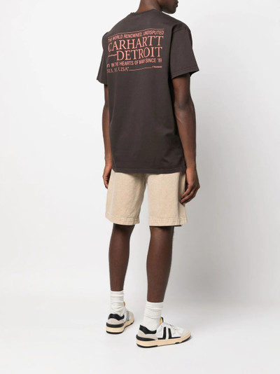 Carhartt logo-print organic-cotton T-shirt outlook