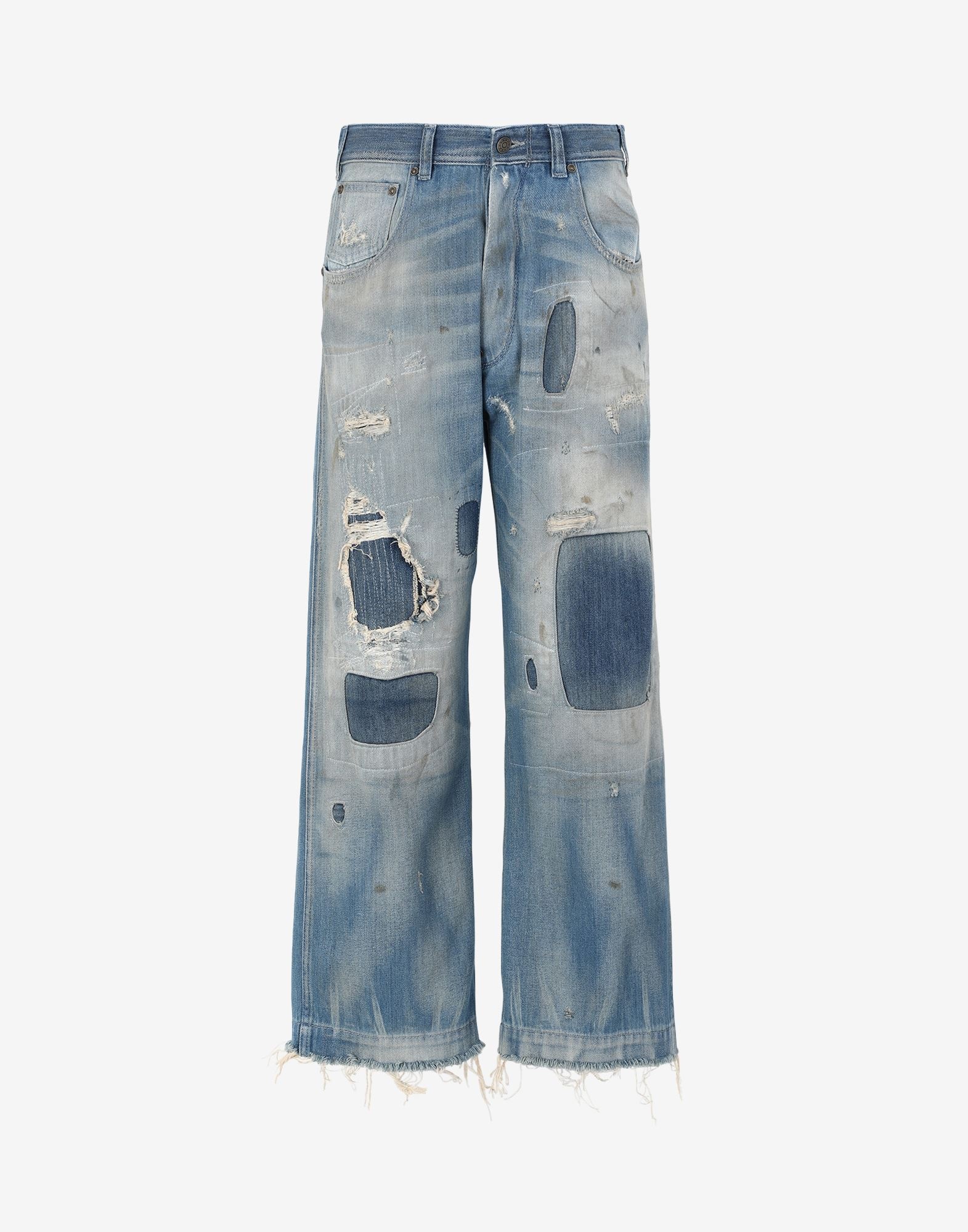 Destroyed boyfriend jeans - 1