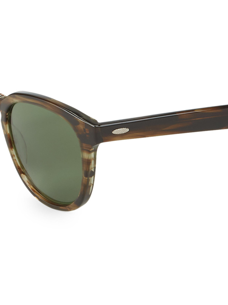 Men's Gellert 48MM Round Sunglasses - Green 3