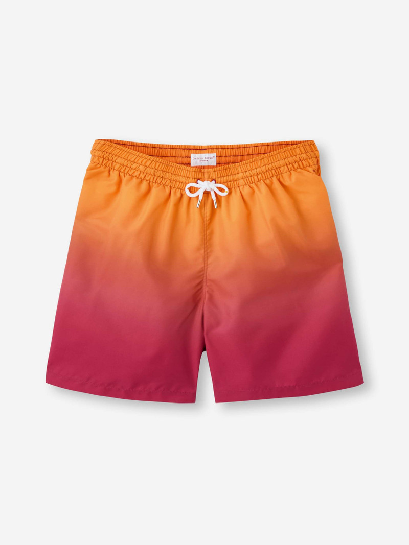Derek Rose Men's Swim Shorts Oahu 7 Apricot outlook