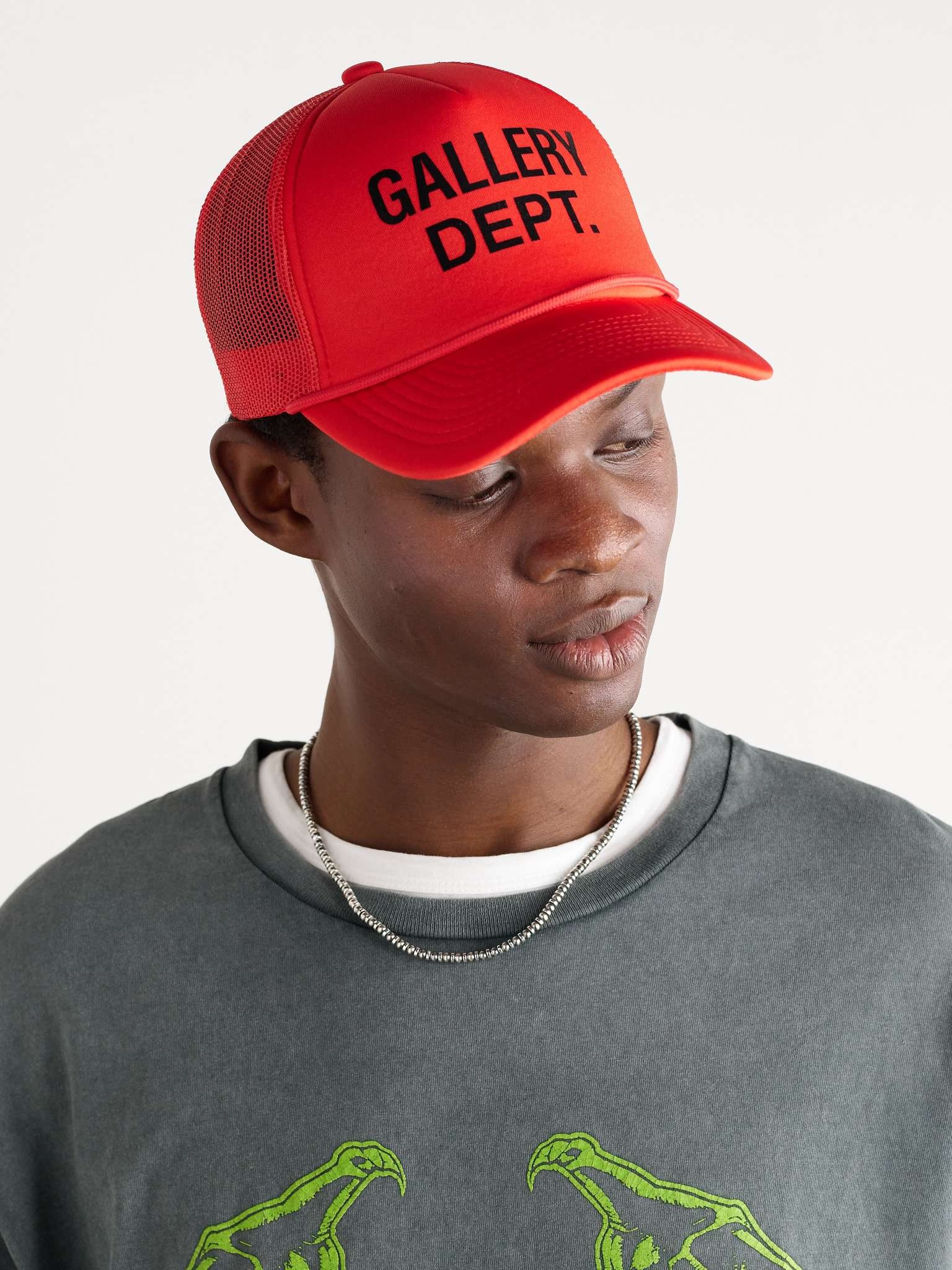 Logo-Print Foam and Mesh Trucker Cap - 2