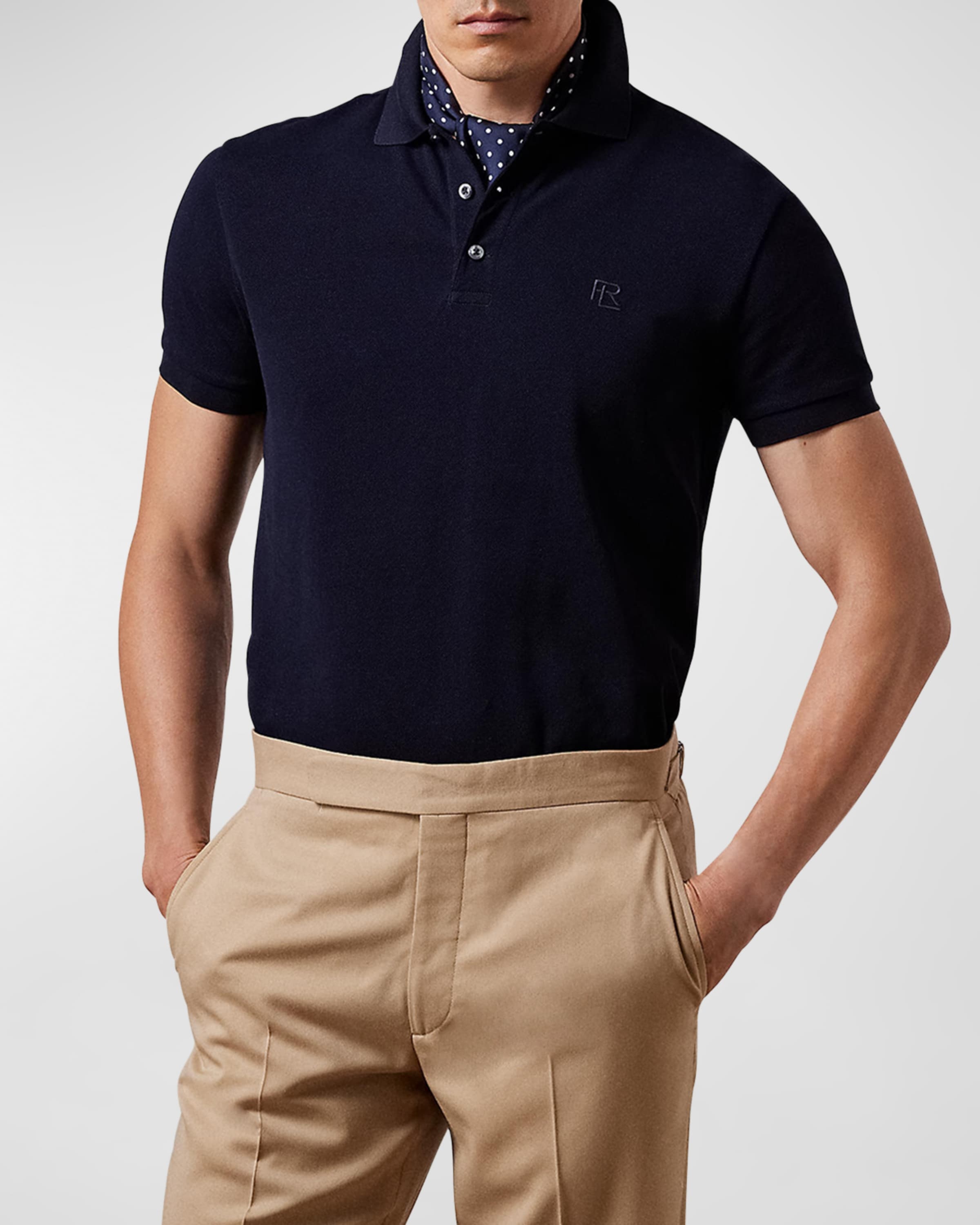 Men's Mercerized Pique Polo Shirt - 1